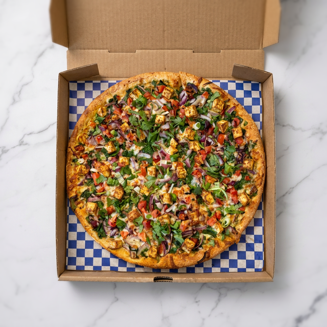 Palak Paneer Pizza.